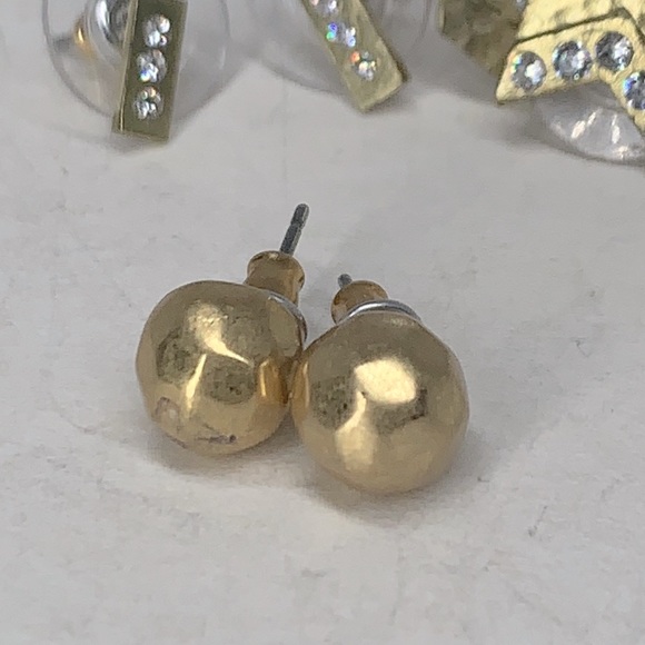 Silpada Jewelry Silpada Hammered Brass Post Earrings Rare